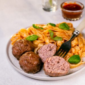 Children’s quail egg meatballs