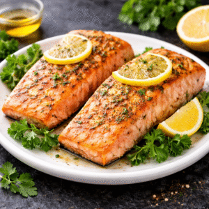 Baked Salmon 2 pcs.