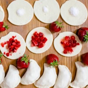 Strawberry Varenyky (Pierogi)